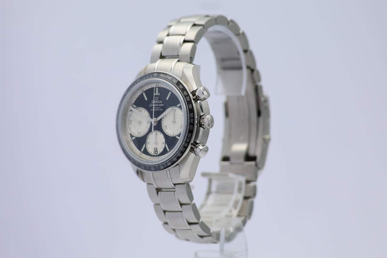 Omega Speedmaster Racing 40mm Automatik Schwarz NEU	 32630405001002 Box + og. Papiere