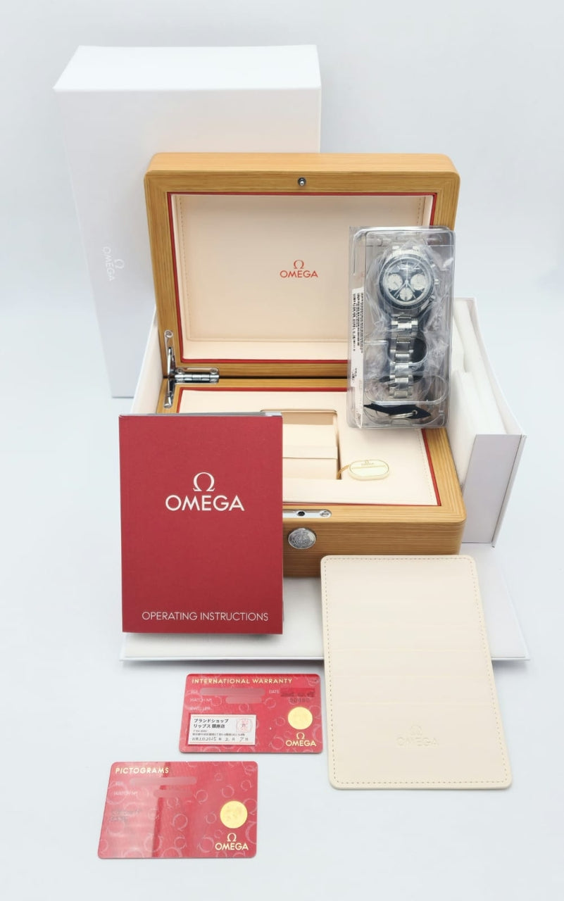 Omega Speedmaster Racing 40mm Automatik Schwarz NEU	 32630405001002 Box + og. Papiere
