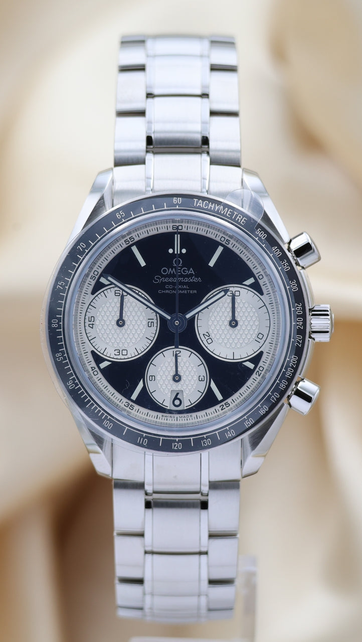 Omega Speedmaster Racing 40mm Automatik Schwarz NEU	 32630405001002 Box + og. Papiere