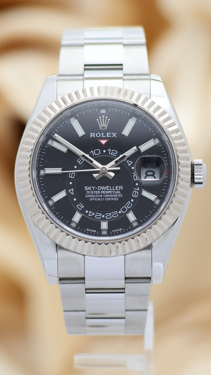 Rolex Sky-Dweller Automatik Herrenuhr Schwarz 326934 - Thumbnail