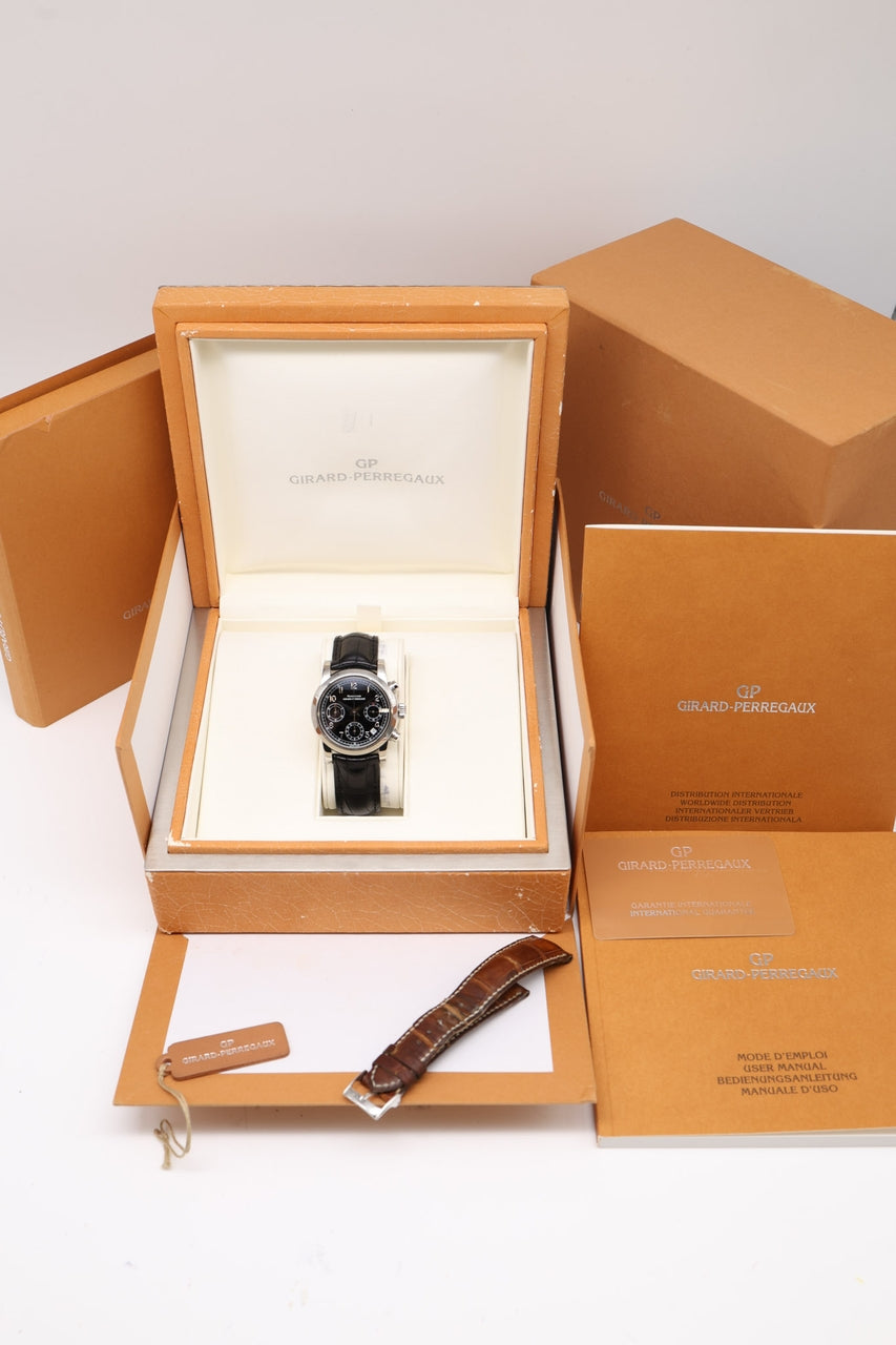 Girard Perregaux Classic Sport Chronograph 38mm Automatik 8021 - Papiere und oder Lieferumfang