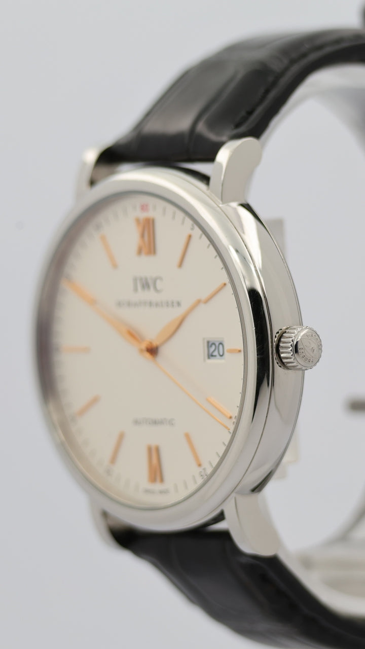 IWC Portofino Automatik 40 Herrenuhr IW356517 - Detail view 6