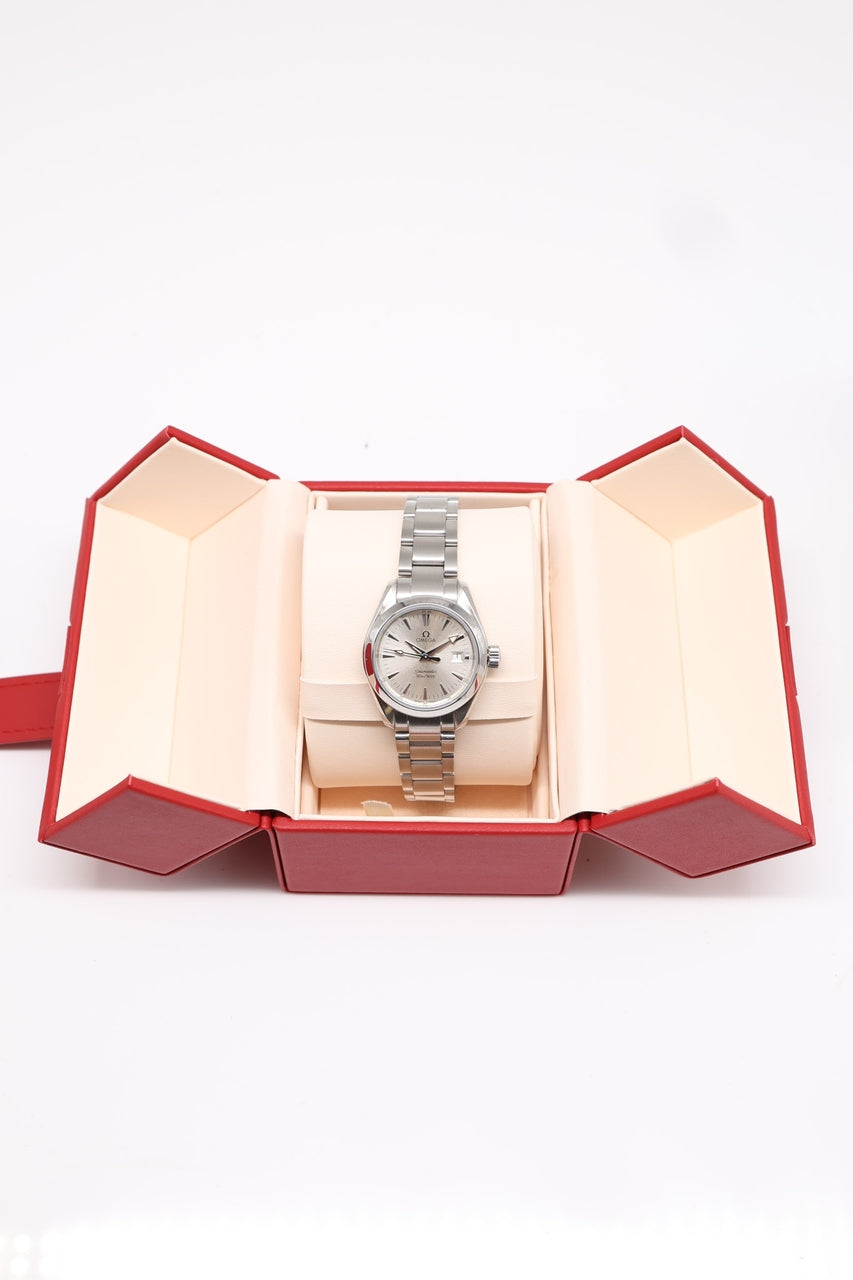 Omega Seamaster Aqua Terra 29mm Quarz Damenuhr 25773000 - Papiere und oder Lieferumfang