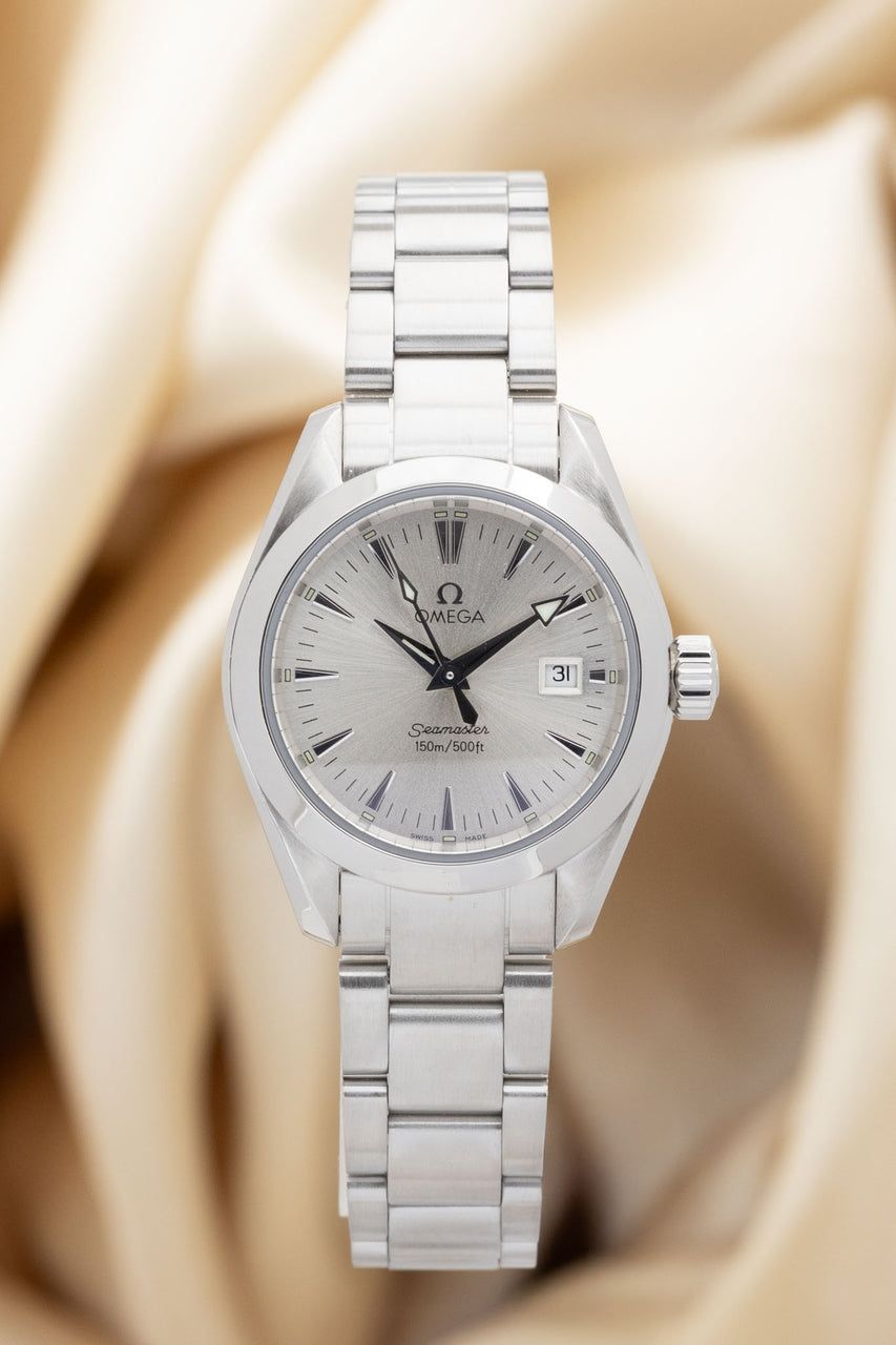 Omega Seamaster Aqua Terra 29mm Quarz Damenuhr 25773000 - Thumbnail