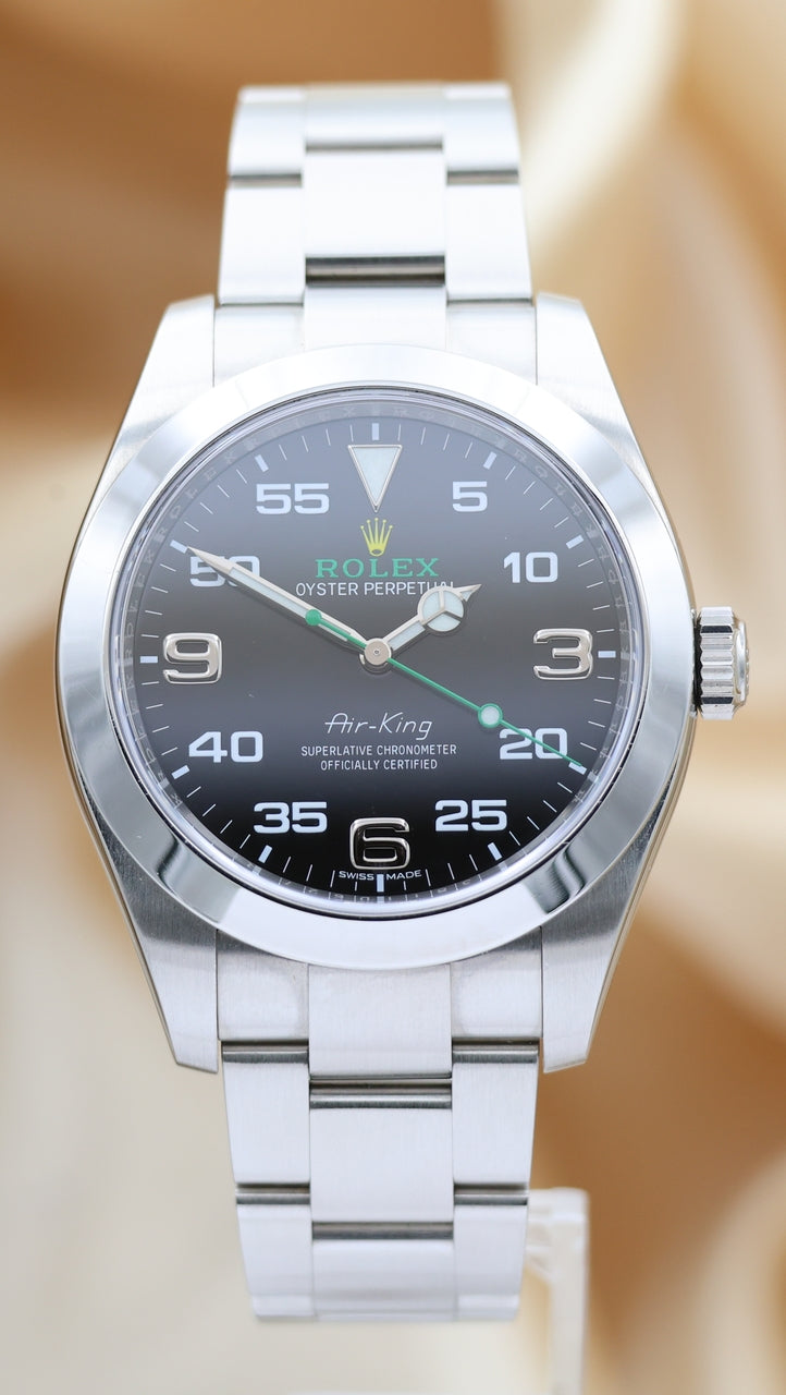 Rolex Air King 40mm Automatik Herrenuhr 116900 Box + og. Papiere