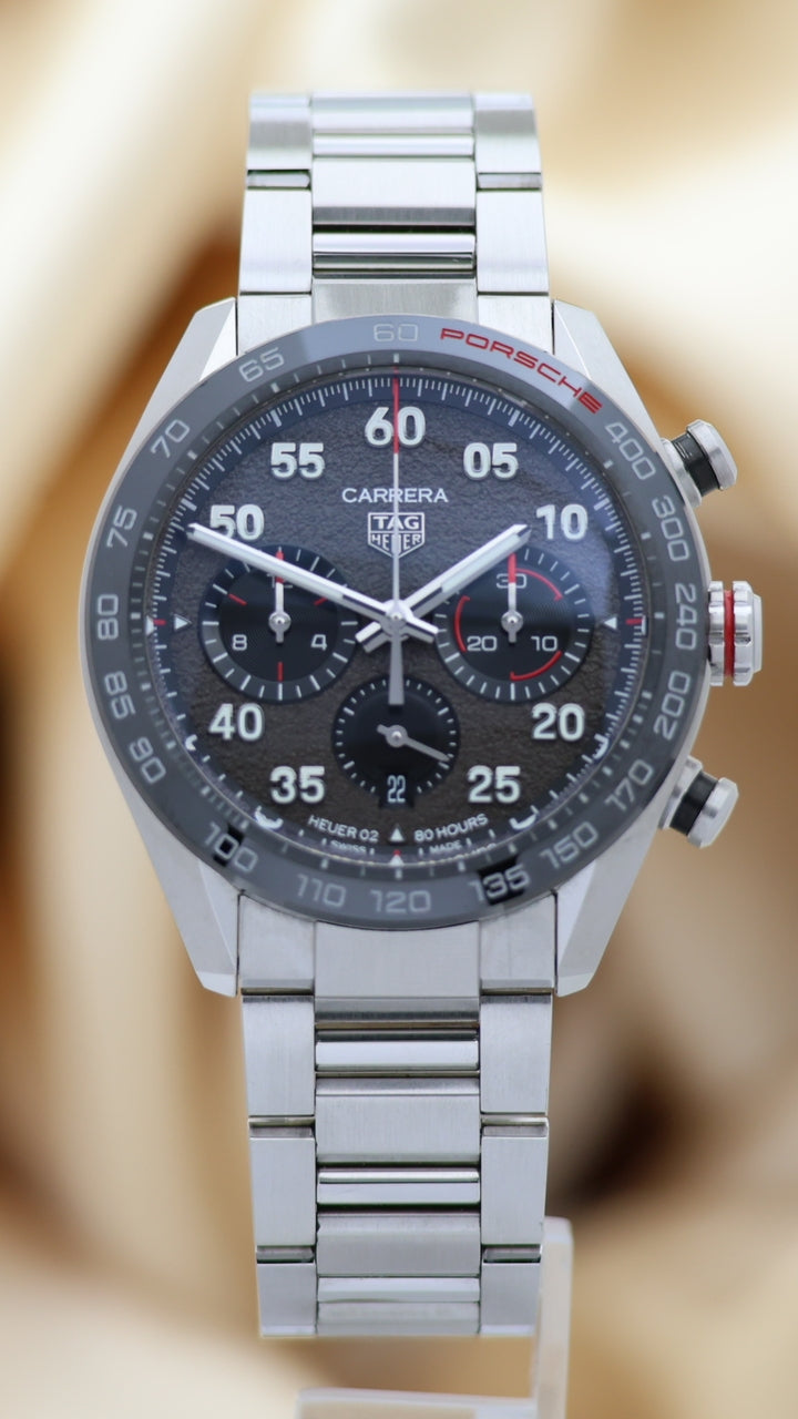 Tag Heuer Carrera Porsche Chronograph Special Edition 44mm Automatik CBN2A1F - Thumbnail