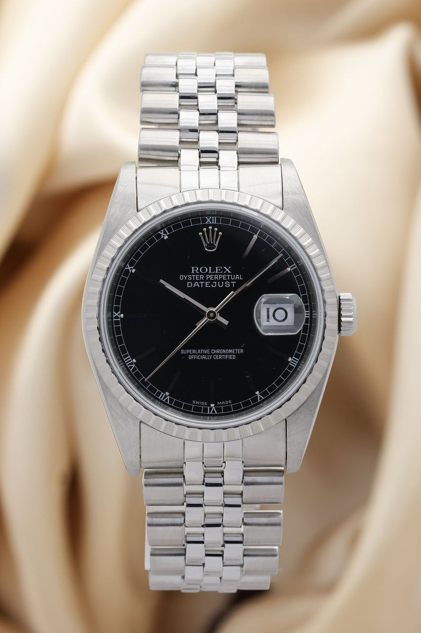 Rolex Datejust 36mm Automatik Herrenuhr LC100 16220 - Thumbnail