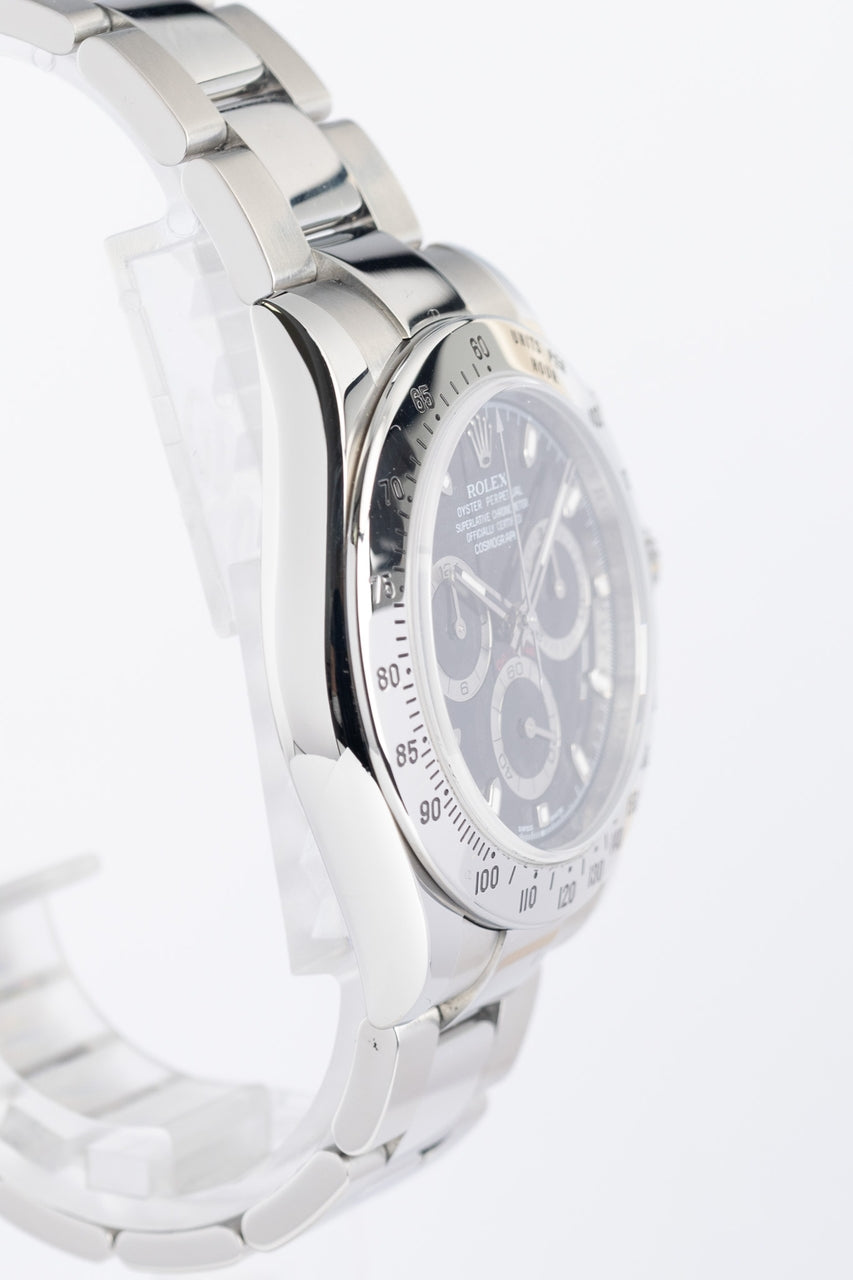 Rolex Oyster Perpetual Daytona 40mm Automatik Schwarz 116520 - Detailansicht 2