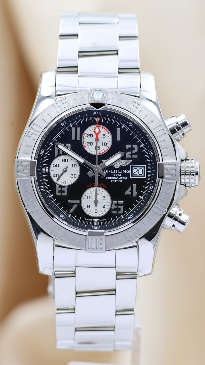 Breitling Avenger II 43mm Automatik + Chronometer Zertifikat A13381 - Thumbnail