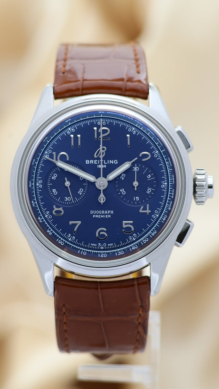 Breitling Duograph Automatik Herrenuhr 42mm NEU AB1510 - Thumbnail