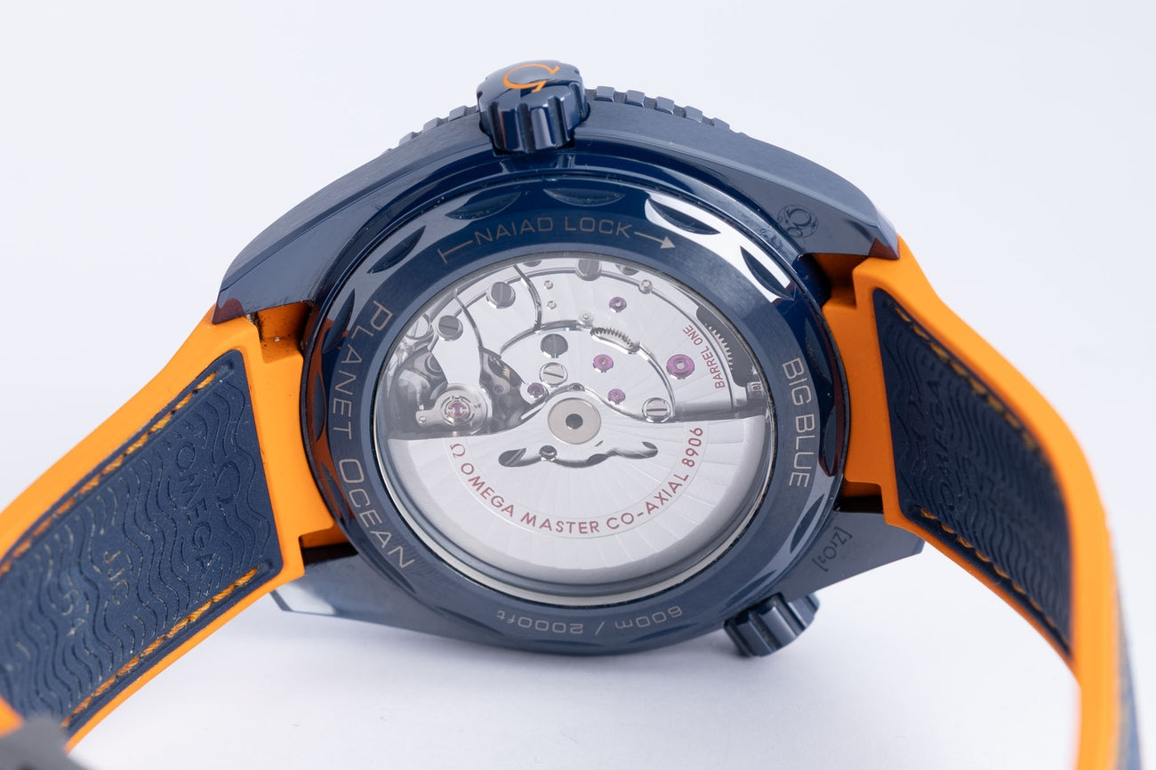 Omega Seamaster Planet Ocean 600M GMT Big Blue 21592462203001 - Detailansicht 9
