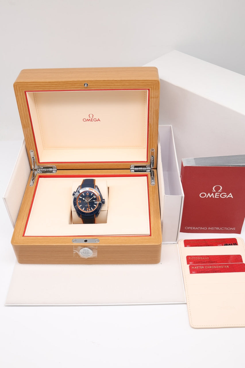 Omega Seamaster Planet Ocean 600M GMT Big Blue 21592462203001 - Papiere und oder Lieferumfang