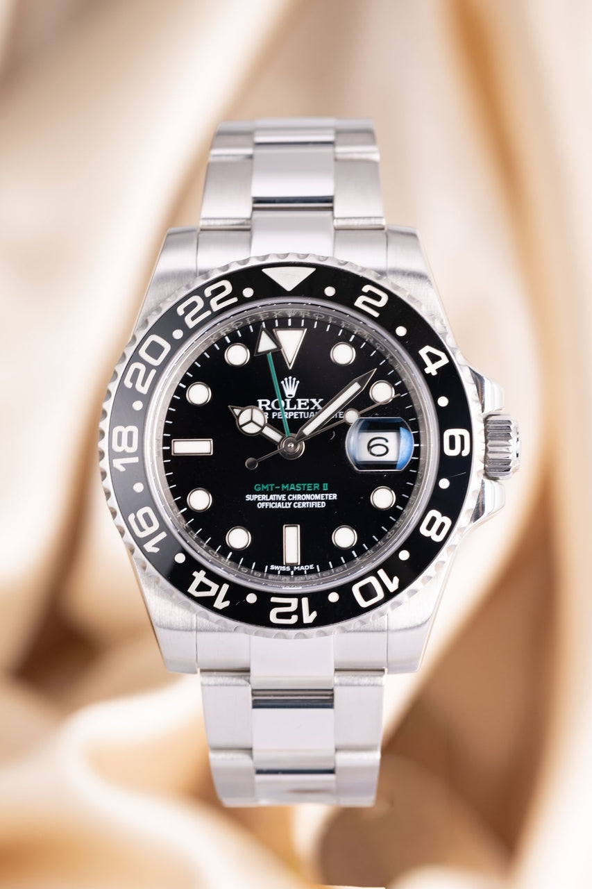 Rolex GMT-Master II 40 mm Automatik Rolex Service 2024 116710LN - Thumbnail