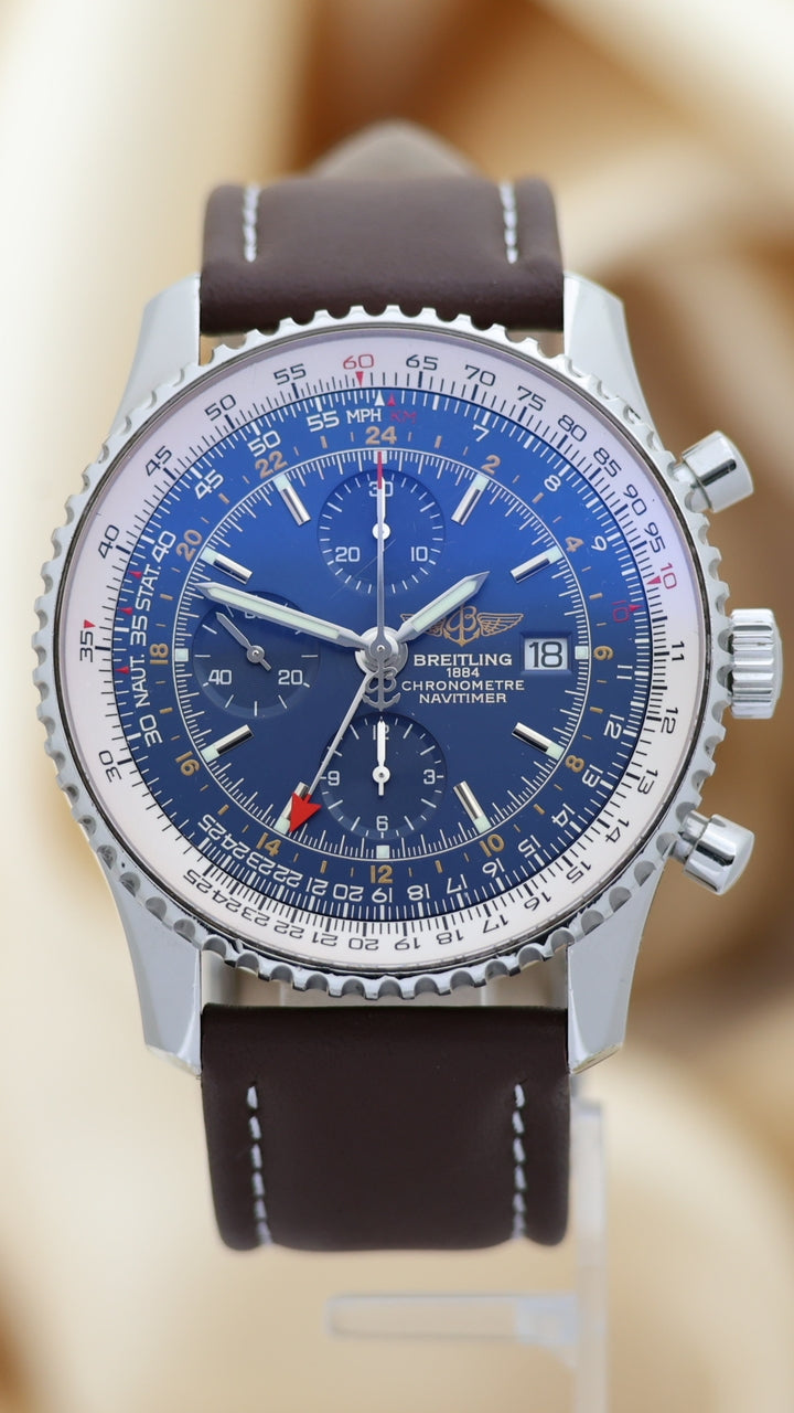 Breitling Navitimer World GMT 46mm Automatik A24322 - Thumbnail