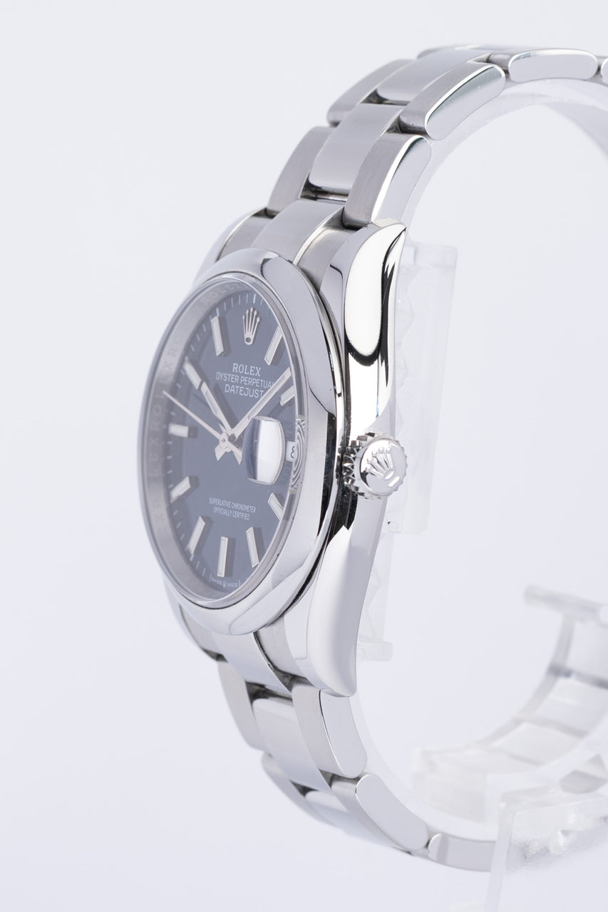 Rolex Datejust 36 Ziffernblatt Blau Automatik Herrenuhr  126200 - Detailansicht 2