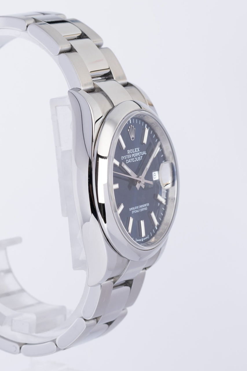 Rolex Datejust 36 Ziffernblatt Blau Automatik Herrenuhr  126200 - Detailansicht 1