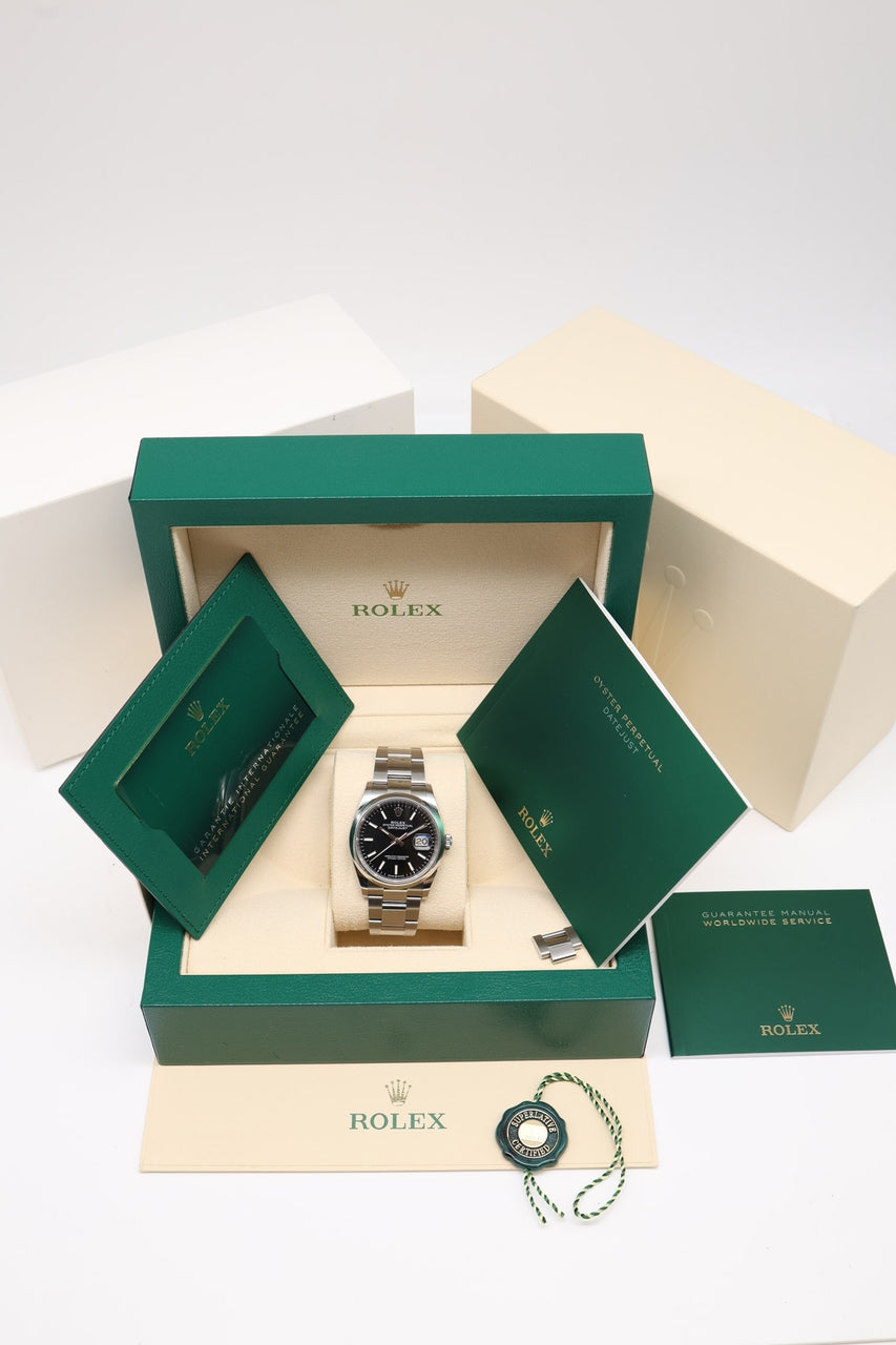 Rolex Datejust 36mm Automatik Herrenuhr  126200 - Detailansicht 10