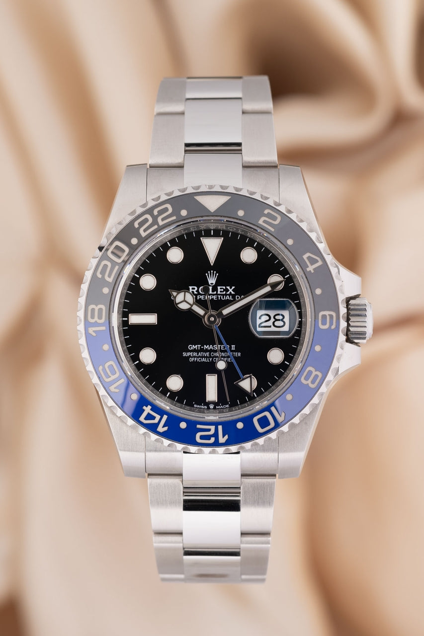 Rolex GMT Master II 'Batman' 40mm ungetragen aus Sammlung 126710BLNR - Thumbnail