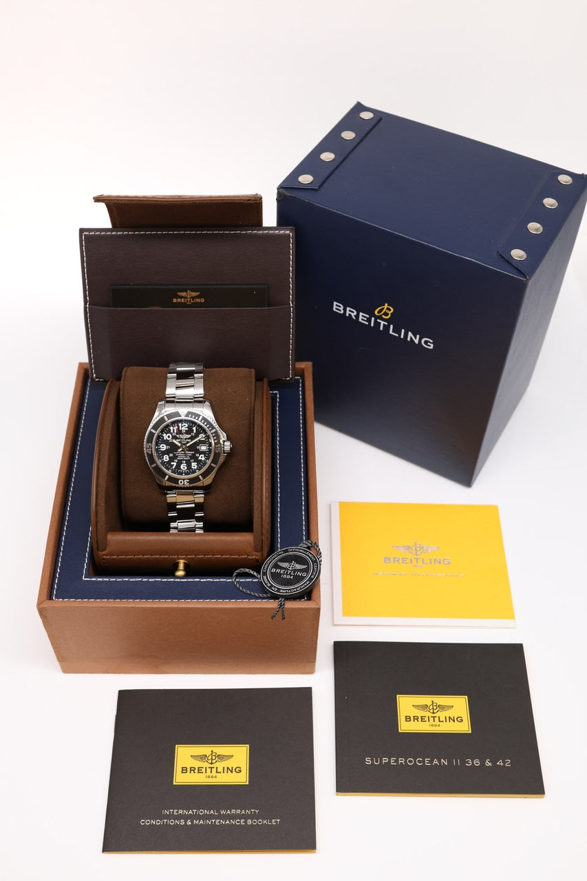 Breitling  Superocean II 42mm Automatik Herrenuhr  A17365 - Papiere und oder Lieferumfang