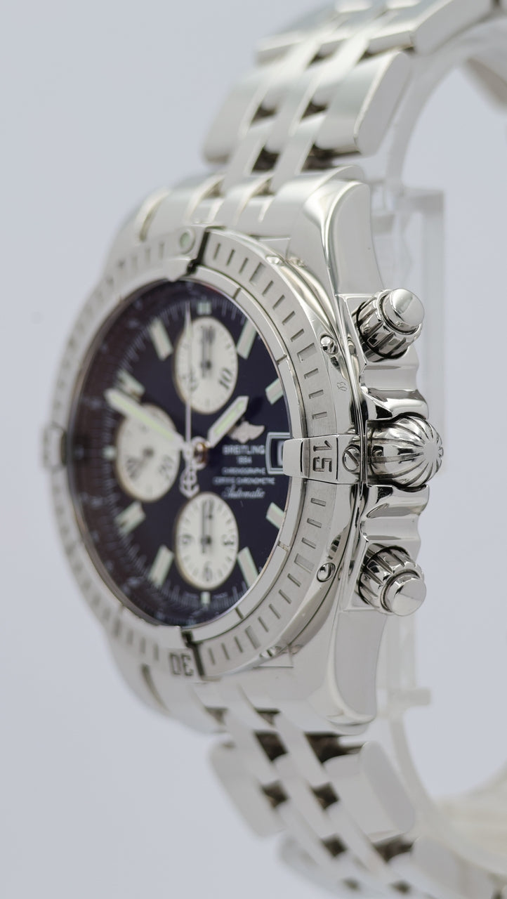 Breitling Chronomat Evolution 44mm Automatik Herrenuhr	 A13356 Box + og. Papiere