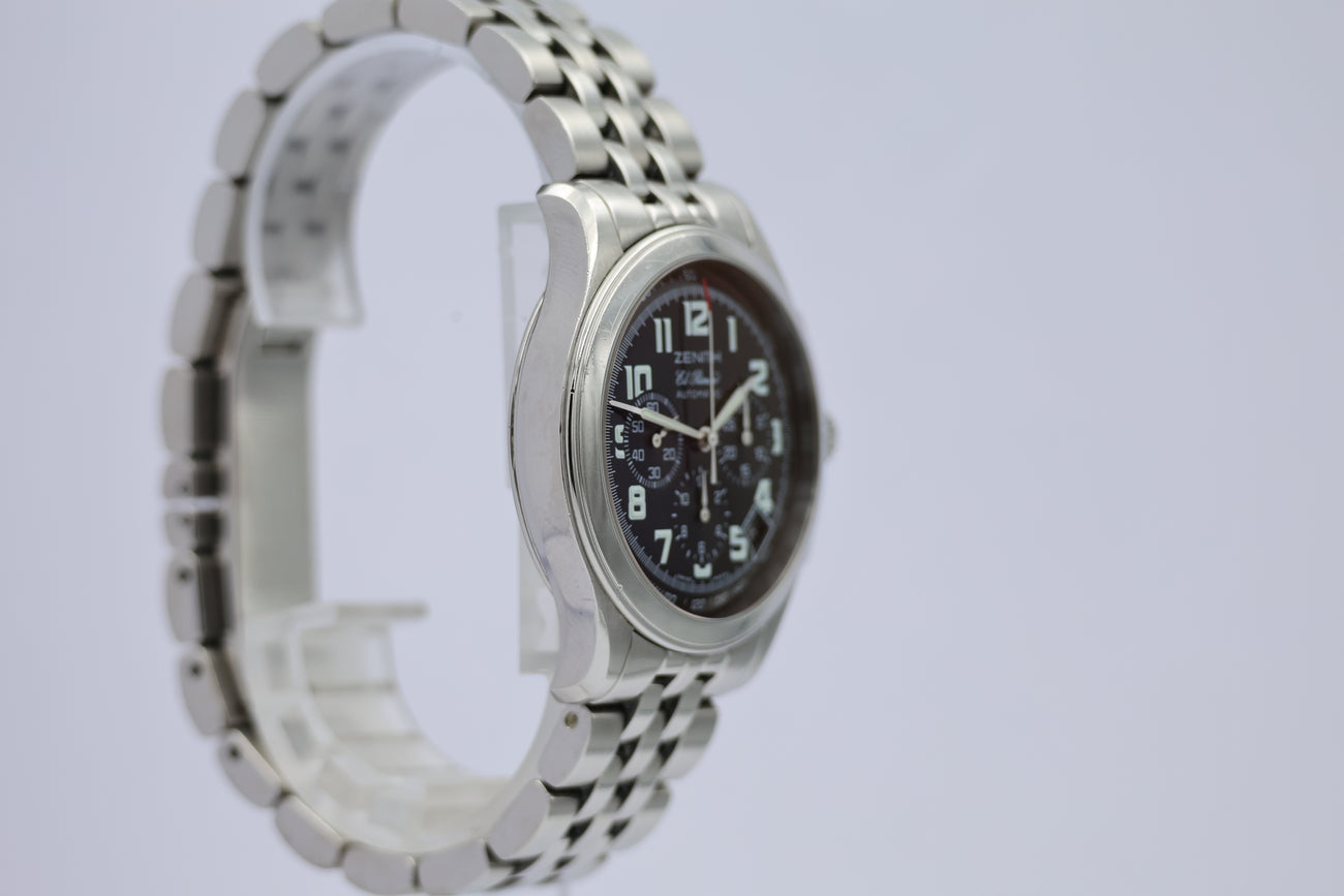 Zenith El Primero Class Sports Automatik Chronograph  03.0510.400 Box + og. Papiere