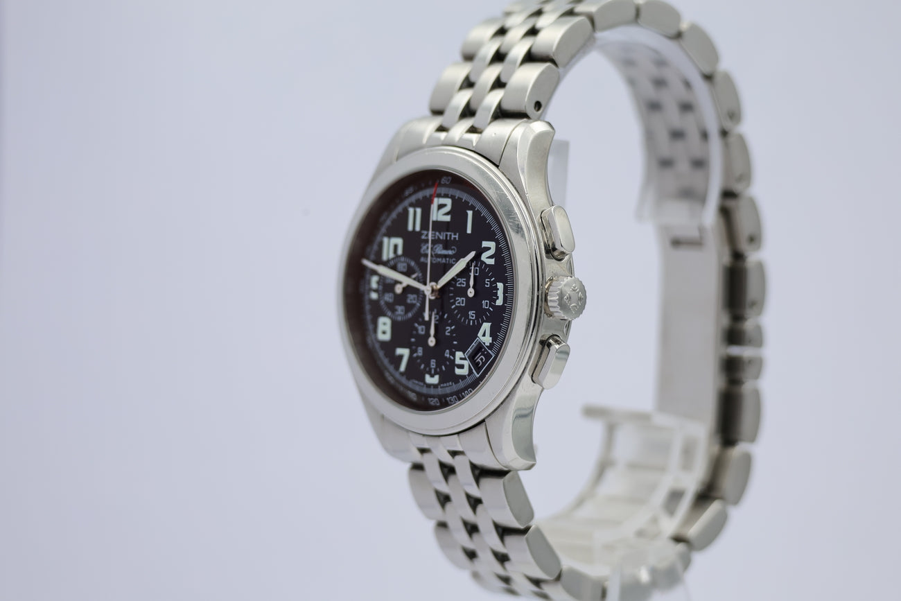 Zenith El Primero Class Sports Automatik Chronograph  03.0510.400 Box + og. Papiere
