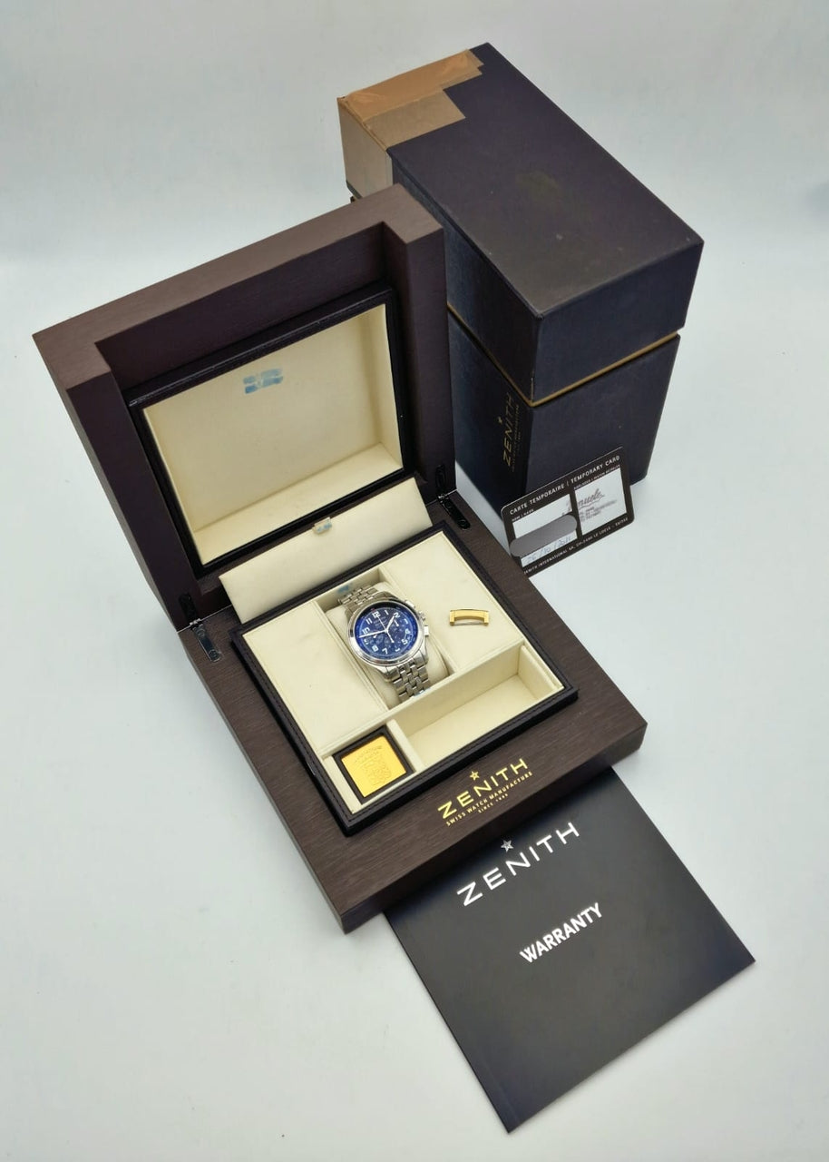 Zenith El Primero Class Sports Automatik Chronograph  03.0510.400 Box + og. Papiere