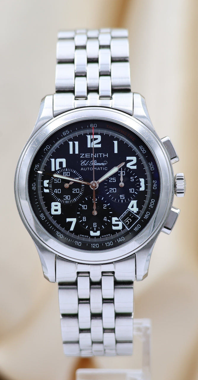 Zenith El Primero Class Sports Automatik Chronograph  03.0510.400 Box + og. Papiere