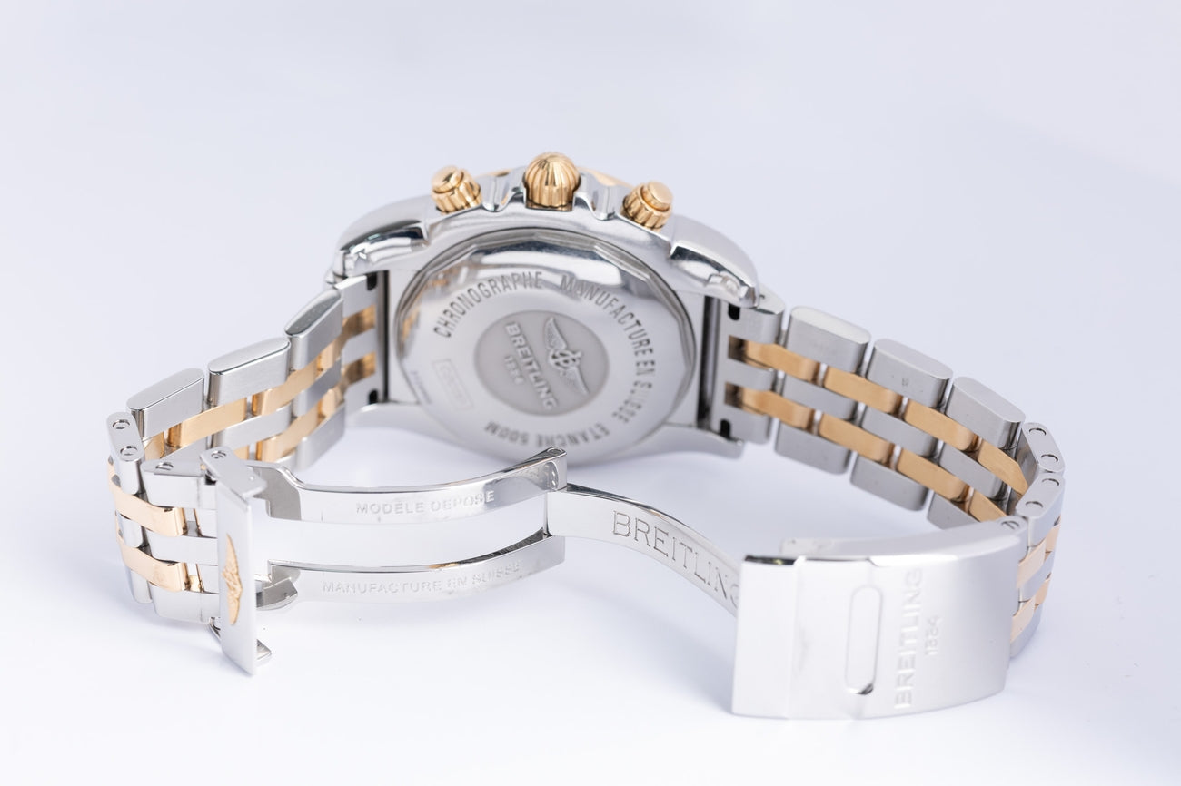 Breitling Chronomat 44 Stahl/Gold Automatik Herrenuhr  CB0110 - Detailansicht 8
