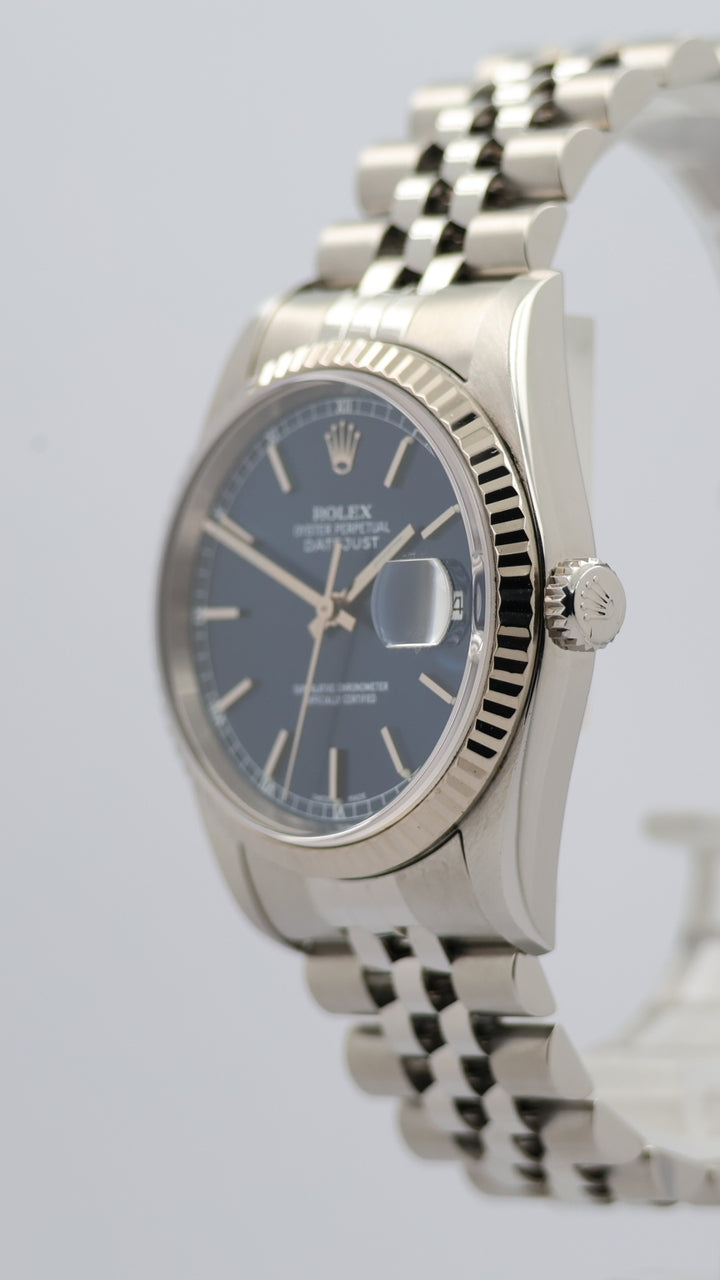 Rolex Datejust 36 Automatik Blau 16234 - Detailansicht 7