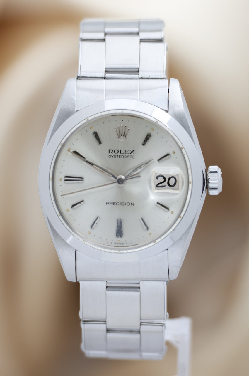 Rolex Oysterdate Precision 34mm Handaufzug 6694 - Thumbnail