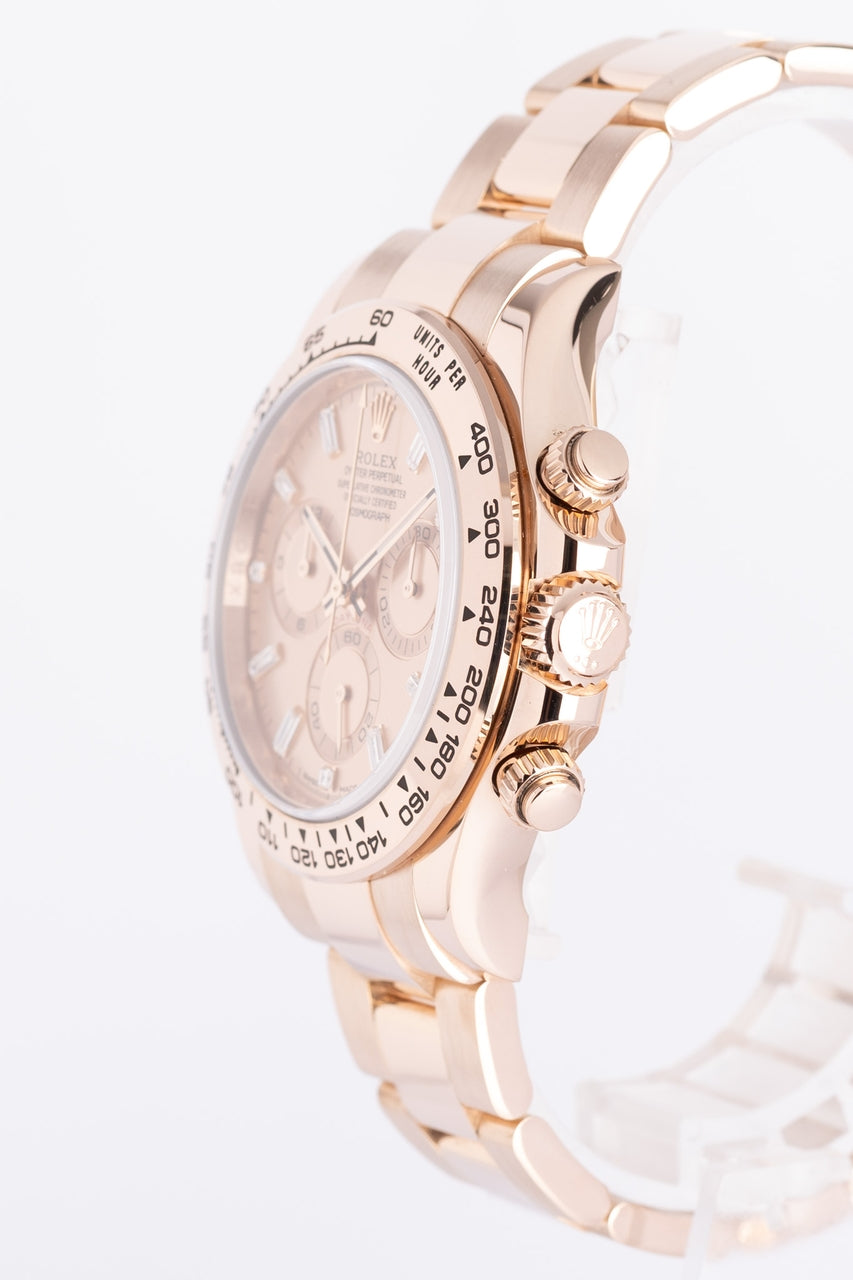 Rolex Daytona Roségold Sundust Baguette-Dial 116505 - Detailansicht 2