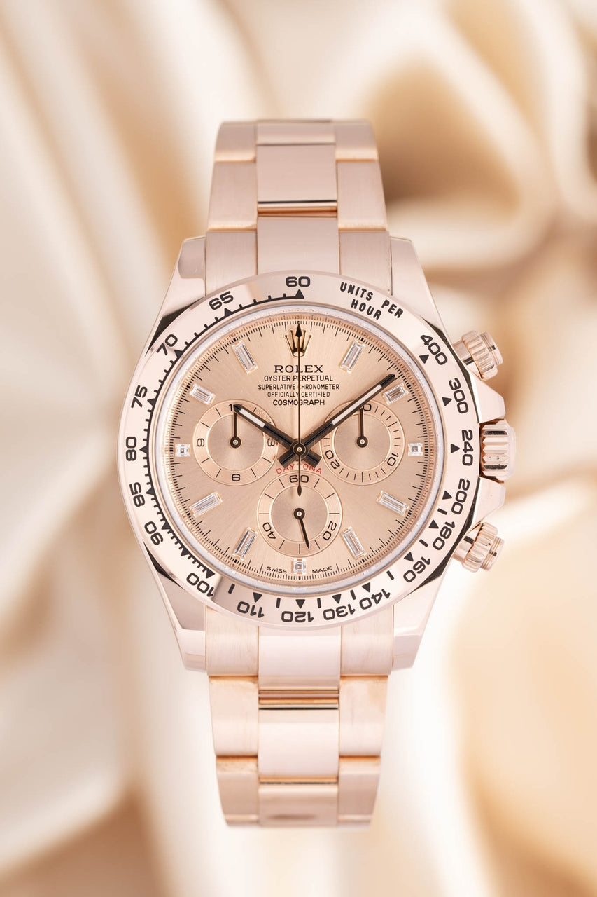 Rolex Daytona Roségold Sundust Baguette-Dial 116505 - Thumbnail