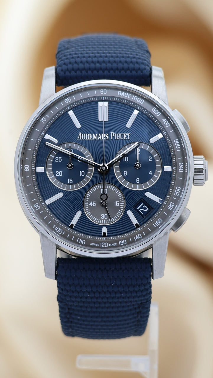 Audemars Piguet CODE 11.59 Chronograph Automatik Blau 26393ST - Main product image