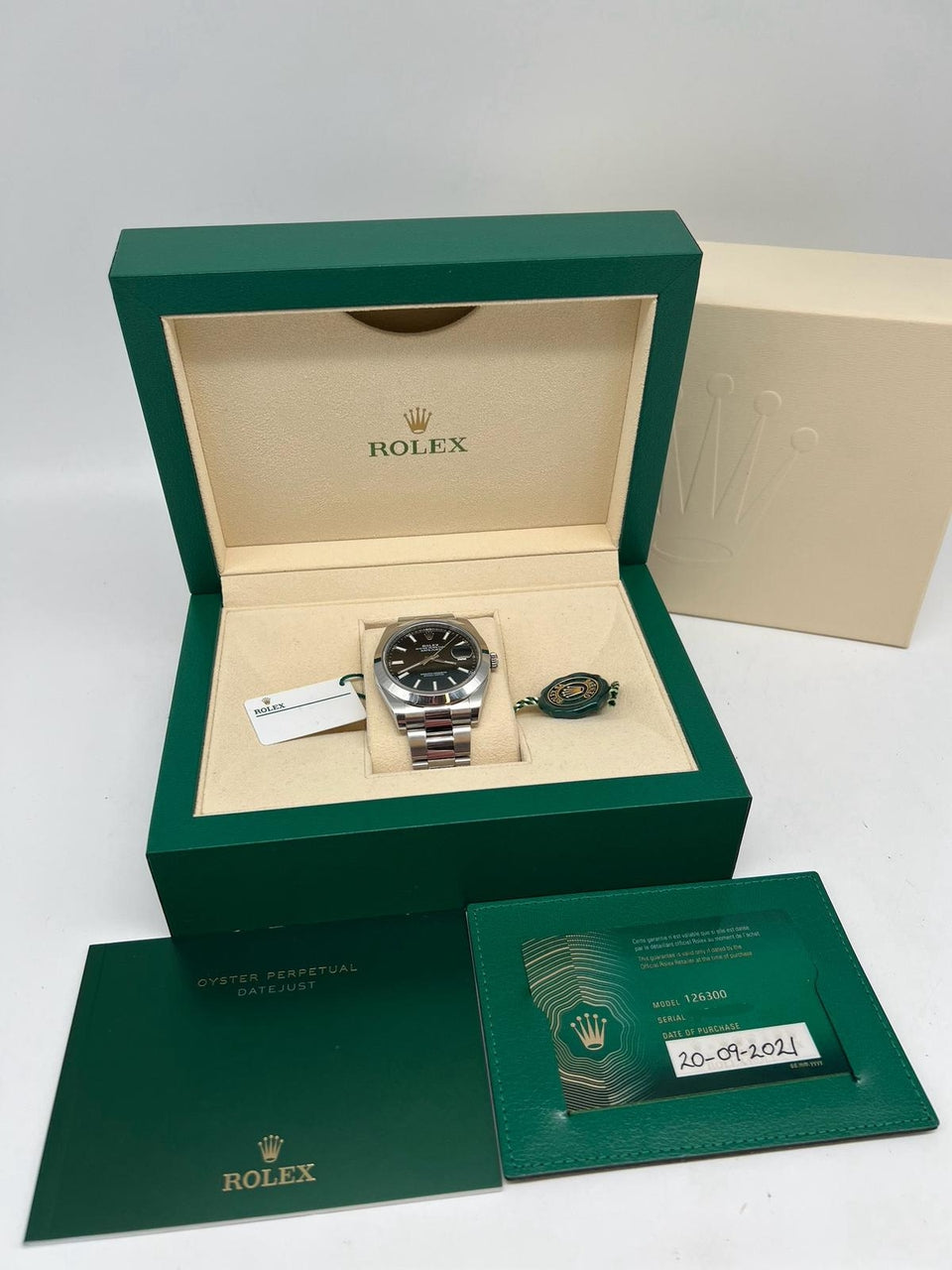 Rolex Datejust 41mm Automatik  126300 - Papiere und oder Lieferumfang