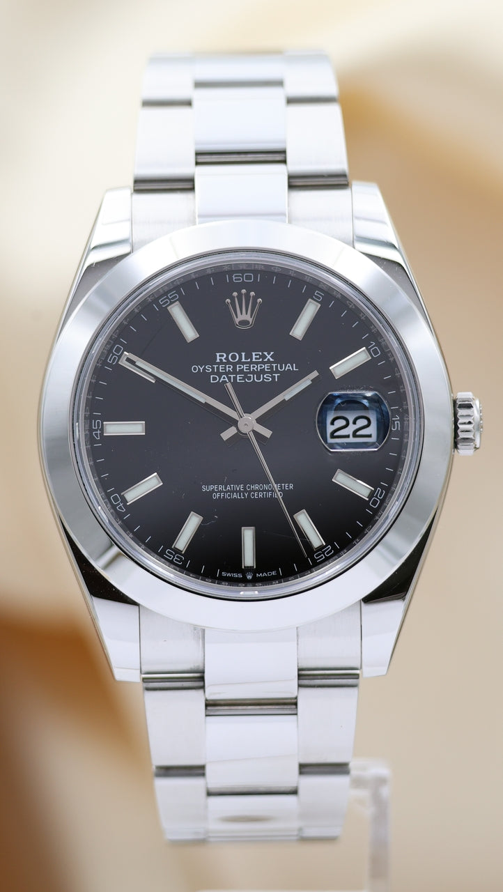 Rolex Datejust 41mm Automatik  126300 Box + og. Papiere