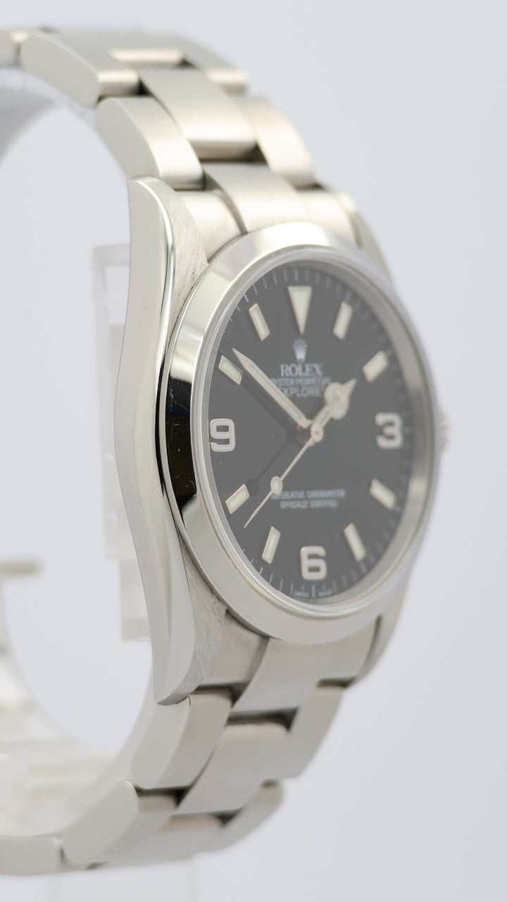 Rolex Explorer 36mm Automatik Herrenuhr 114270 - Detailansicht 8