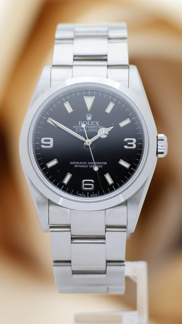Rolex Explorer 36mm Automatik Herrenuhr 114270 - Thumbnail