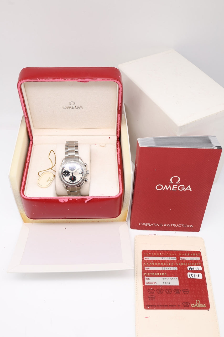 Omega Speedmaster Date Panda 40mm Automatik 32113100 - Papiere und oder Lieferumfang