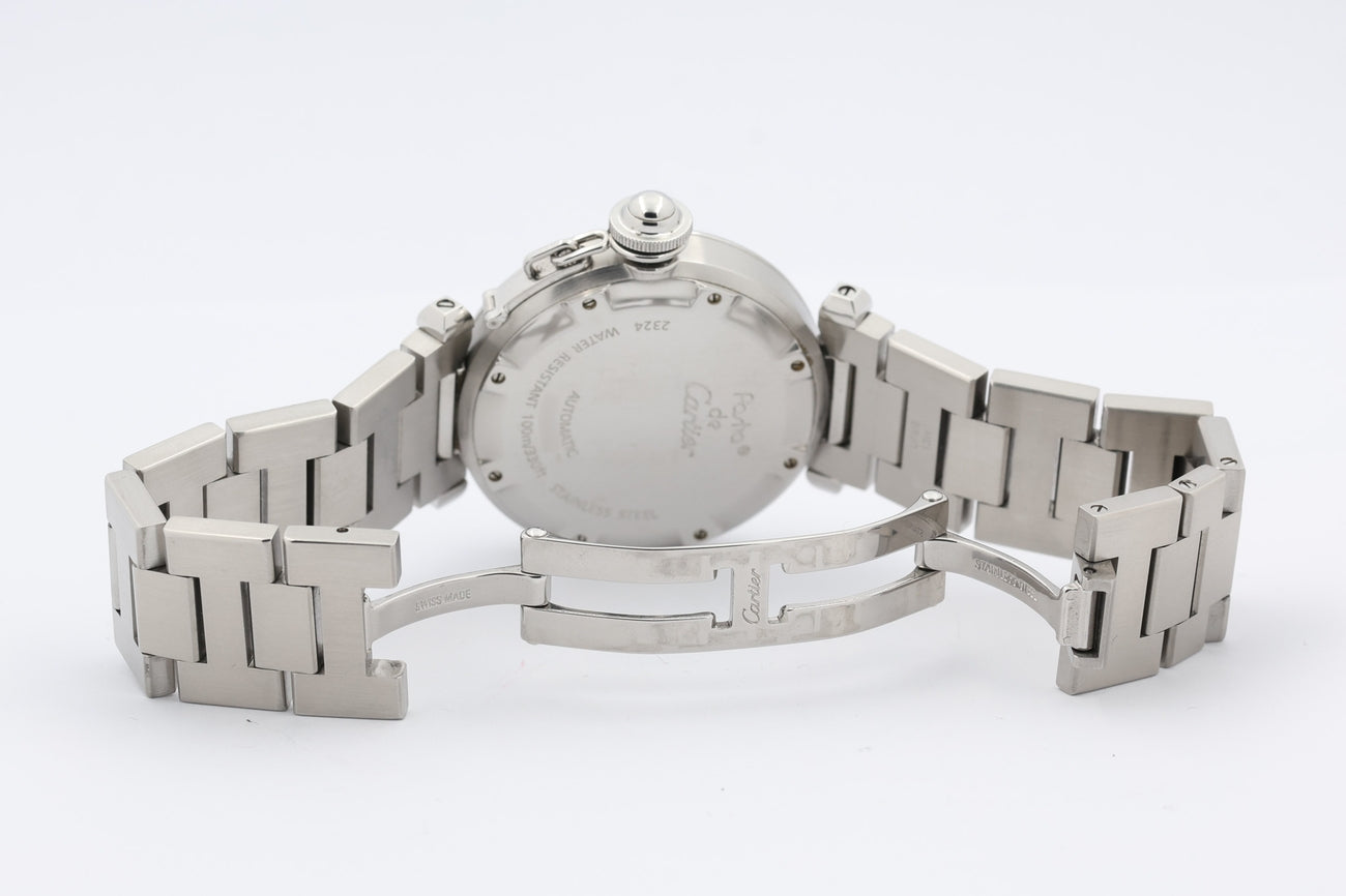 Cartier Pasha C Automatik Herrenuhr  W31074M7 - Detailansicht 8
