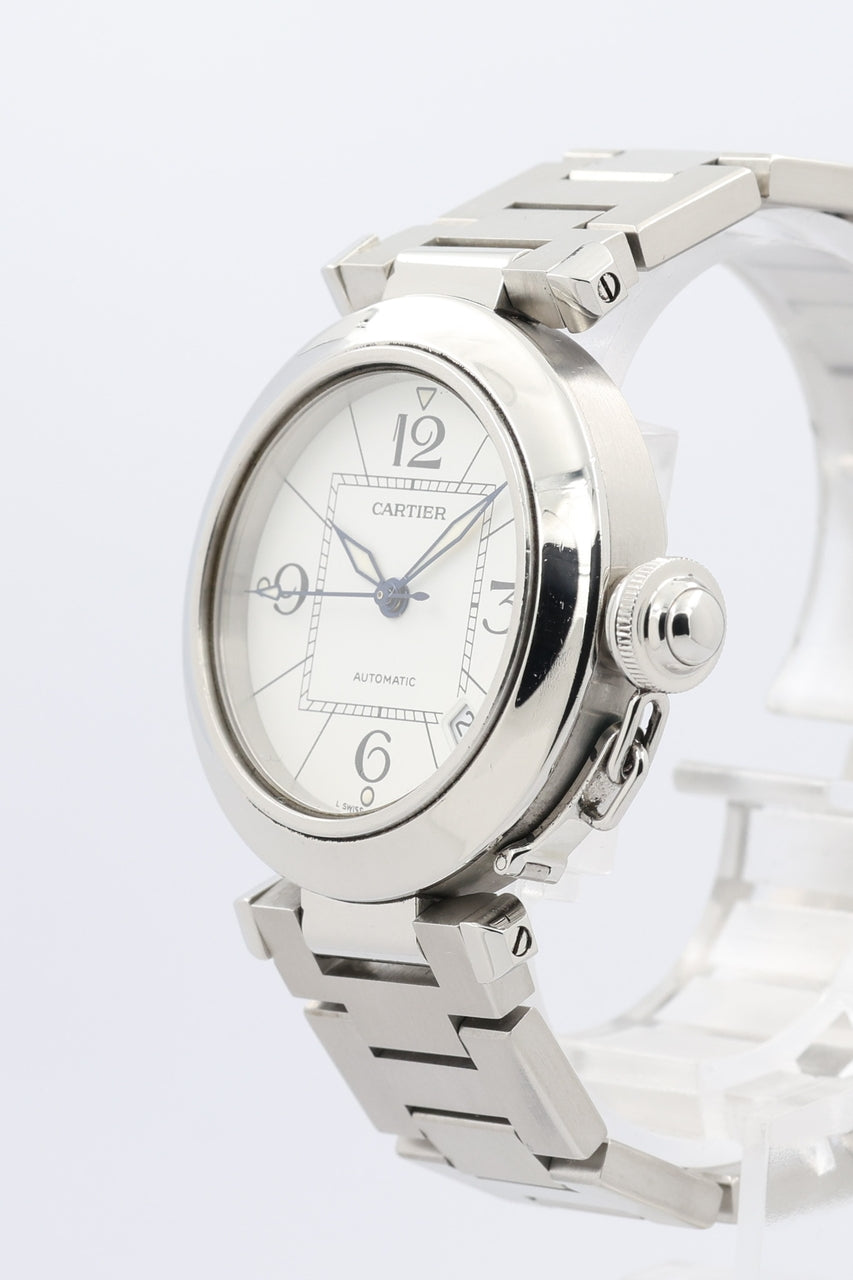 Cartier Pasha C Automatik Herrenuhr  W31074M7 - Detailansicht 1