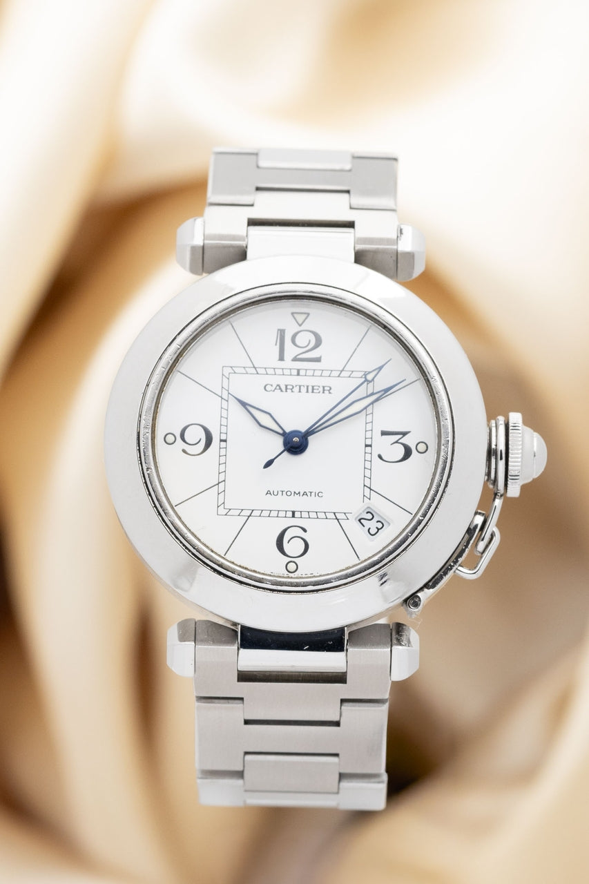 Cartier Pasha C Automatik Herrenuhr  W31074M7 - Thumbnail
