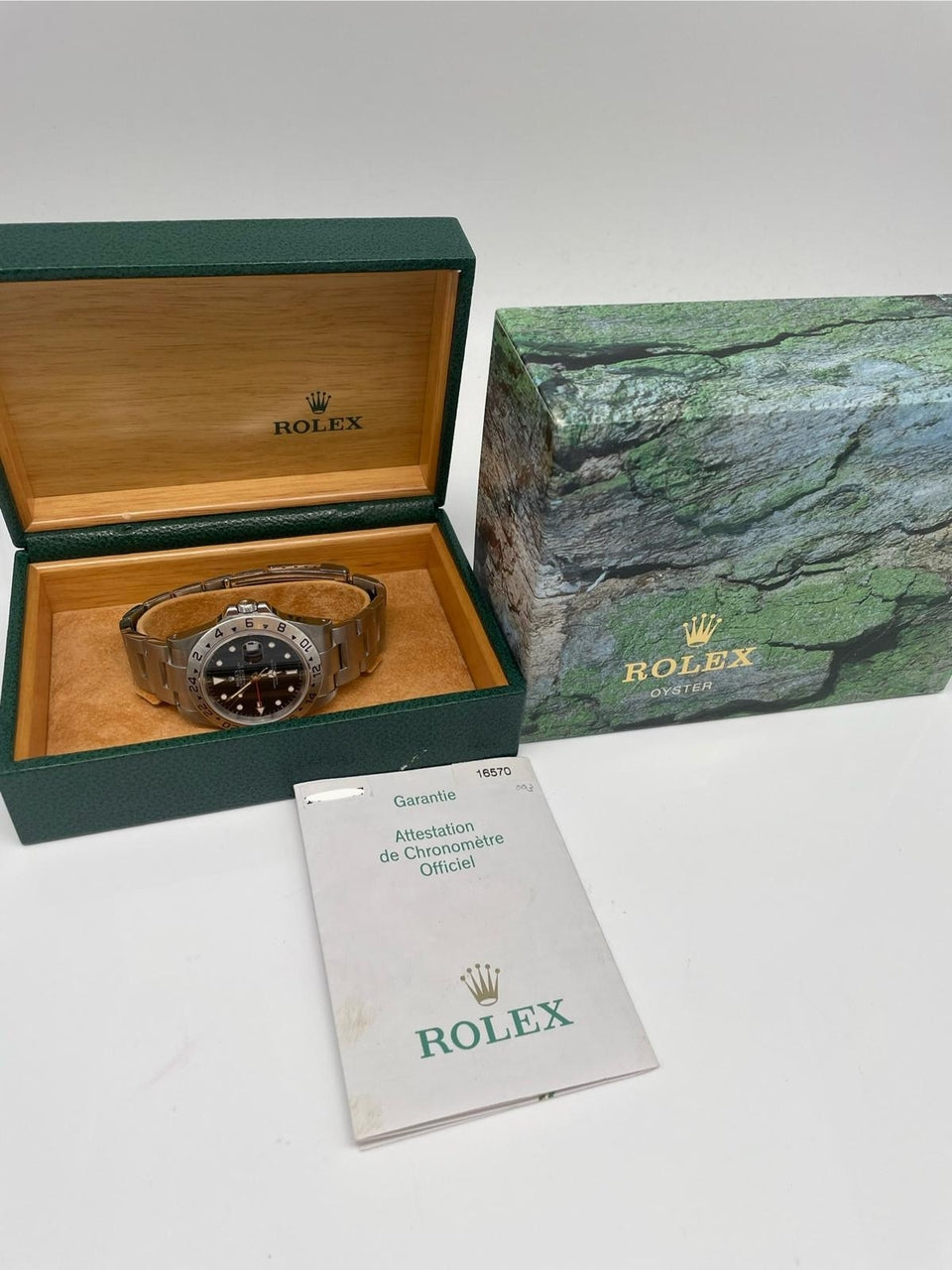 Rolex Explorer II 40mm Automatik  16570 - Papiere und oder Lieferumfang
