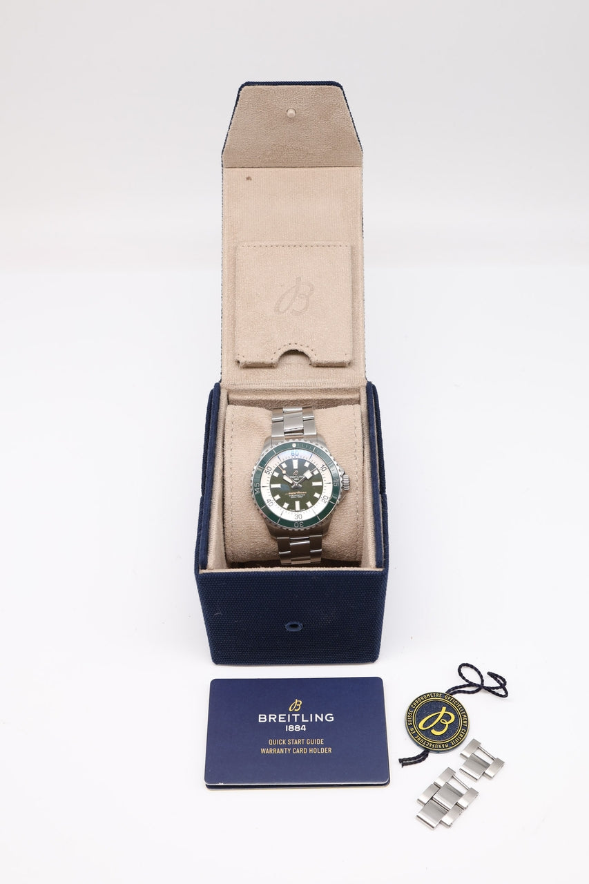 Breitling Superocean 44mm Automatik Herrenuhr  A17376 - Papiere und oder Lieferumfang