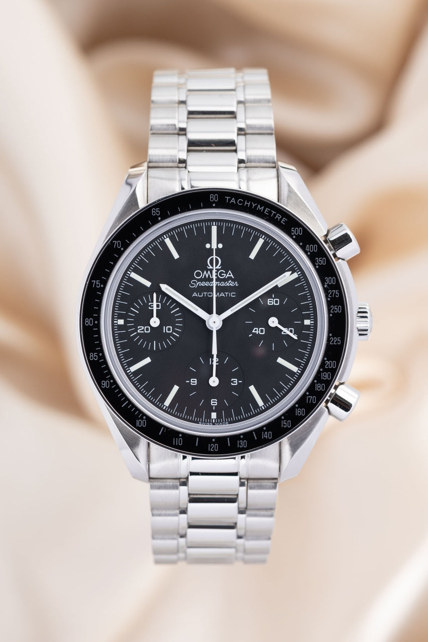Omega Speedmaster Reduced 39mm Automatik Herrenuhr 35395000 - Thumbnail