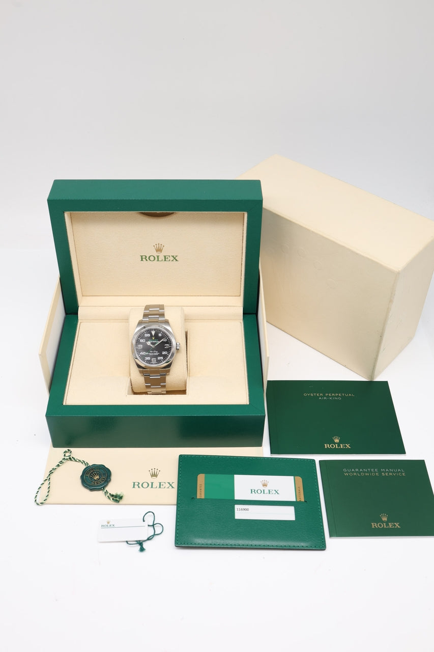 Rolex Air-King 40mm Automatik Herrenuhr 116900 - Papiere und oder Lieferumfang