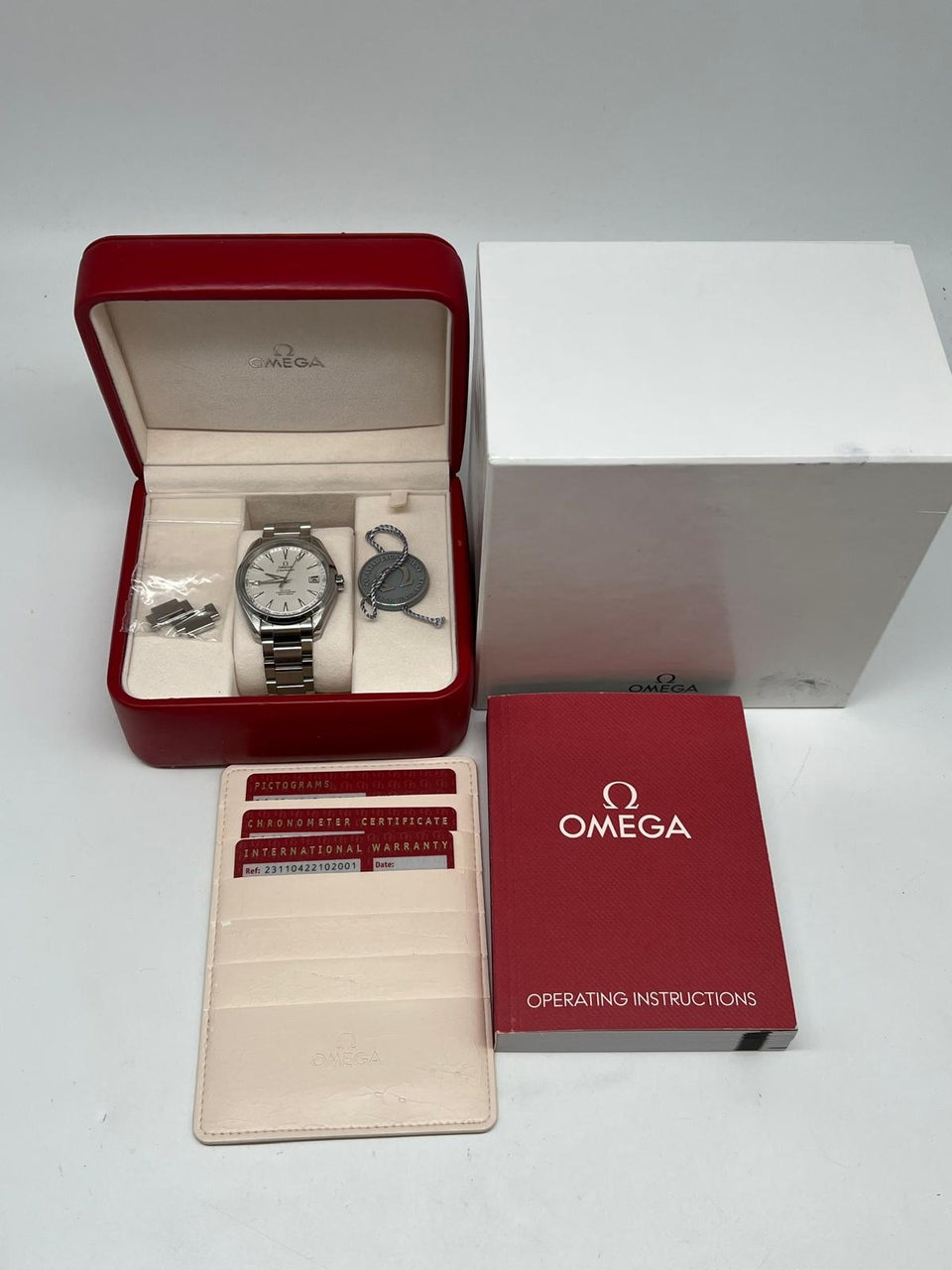 Omega Seamaster Aqua Terra Automatik Herrenuhr 23110422102001 Box + og. Papiere