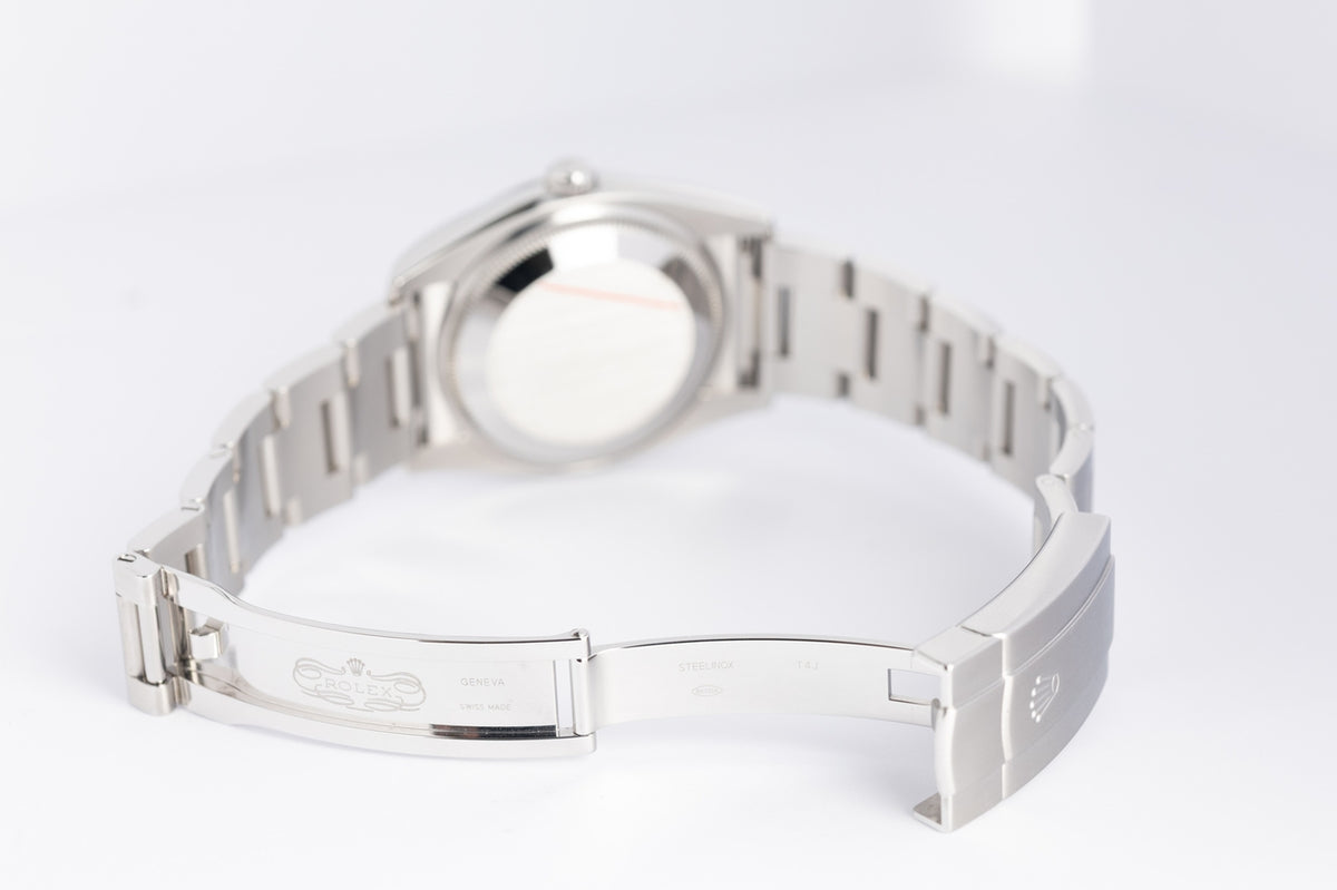 Rolex Oyster Perpetual 34 Automatik Blau 114200 - Detailansicht 8