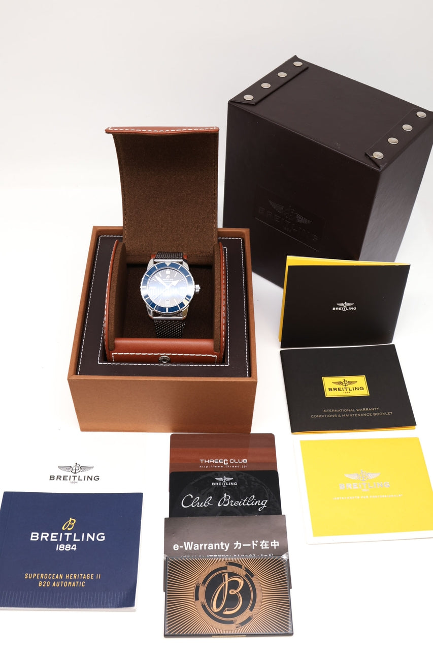 Breitling Superocean Heritage II 42mm Automatik AB2010 - Papiere und oder Lieferumfang