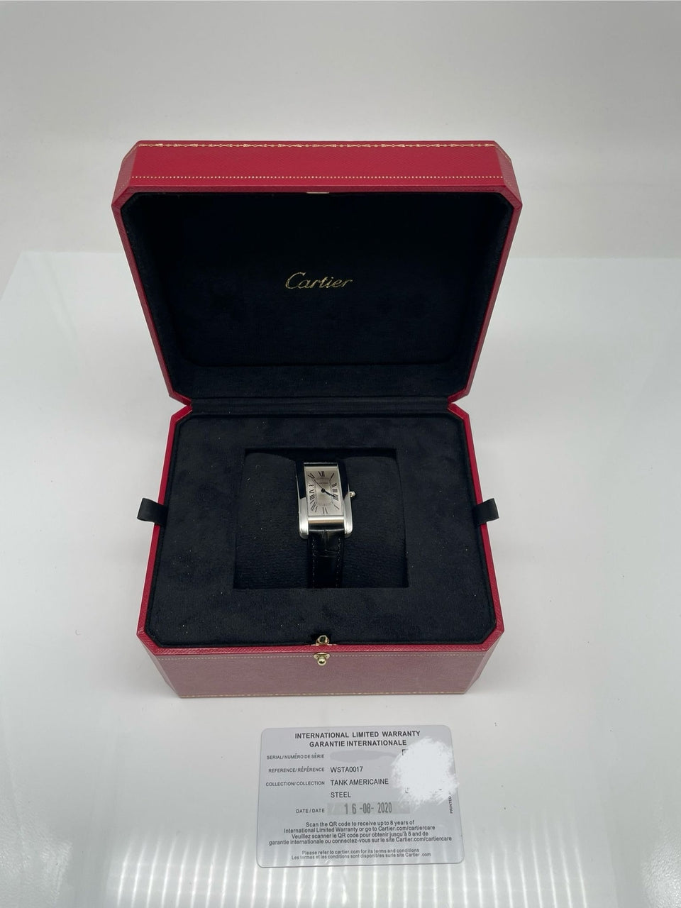 Cartier Tank Américaine Automatik WSTA0017 - Papiere und oder Lieferumfang